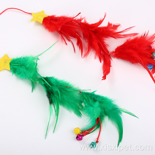 Christmas Style Cat Toy Christmas Cat Teaser